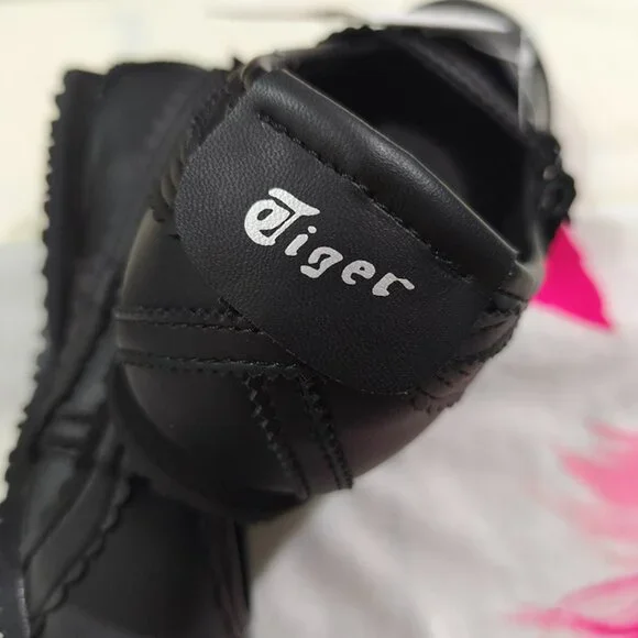 Onitsuka Tiger Black Retro Mary Jane Casual Shoes - Picture 6 of 8